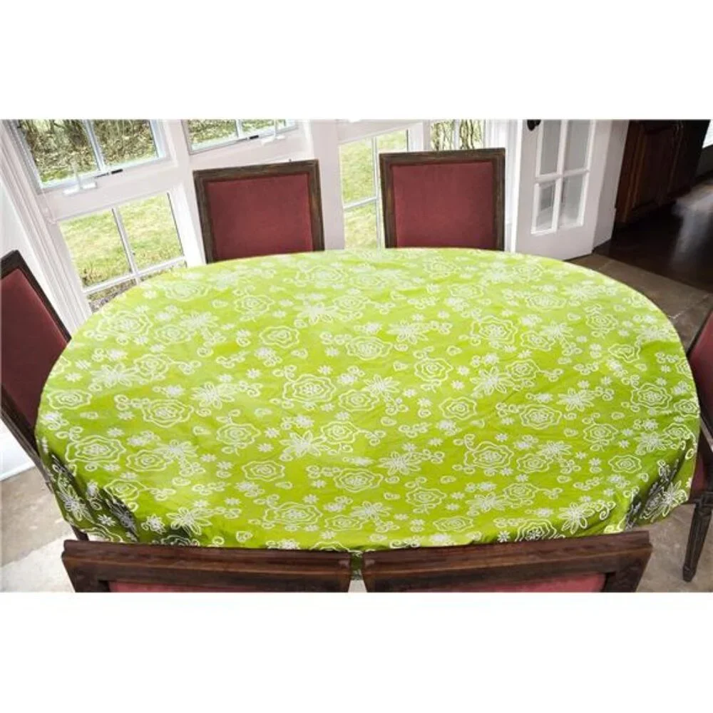 Covers For The Home Deluxe Stitched Edged Flannel Backed Vinyl Drop Tablecloth
